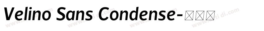 Velino Sans Condense字体转换